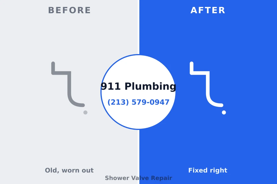 Before and after: plumbing repair Round Lake Beach, IL